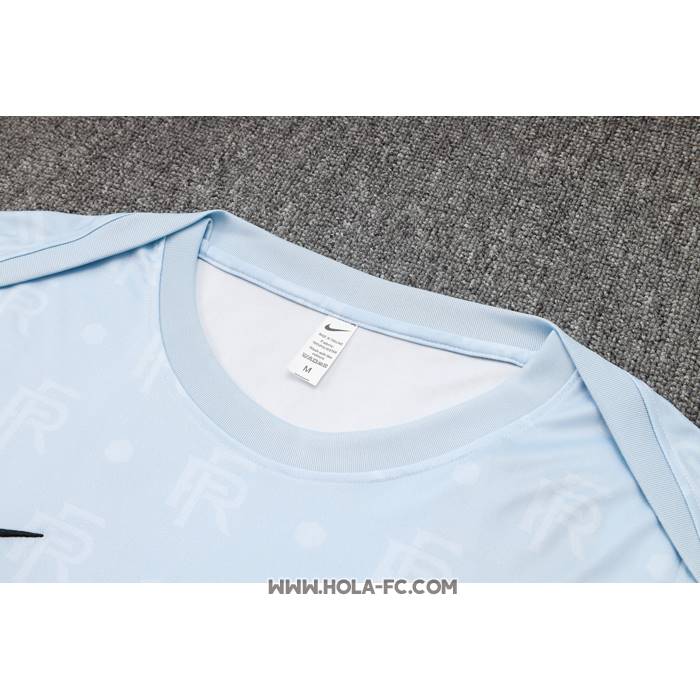 Chandal del Francia 2024-2025 Manga Corta Azul Claro - Pantalon Corto